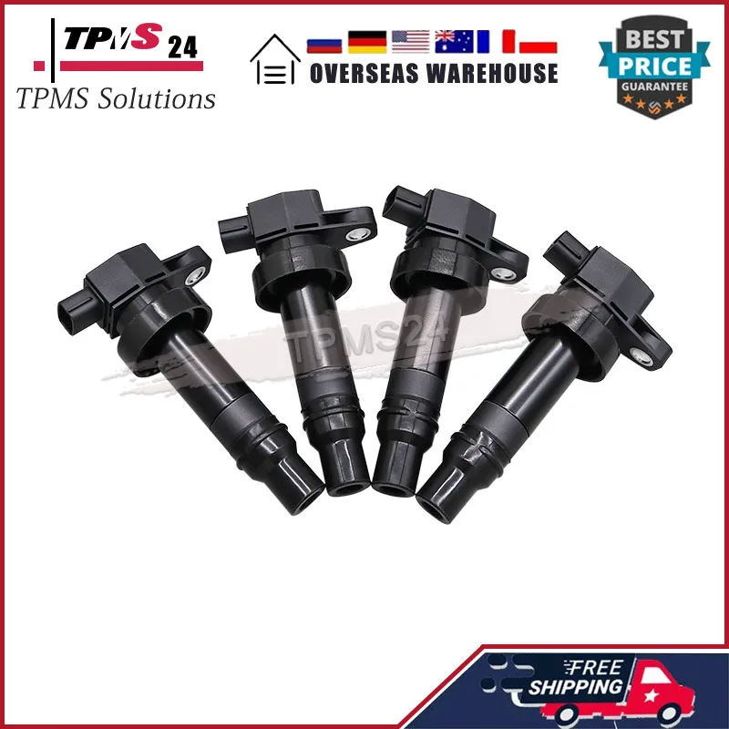 27301-2B010 273012B010 4Pcs Ignition Coil For Hyundai i30 i20 ix20 Elantra Venga Kia Rio Soul Ceed Veloster Cerato Carens