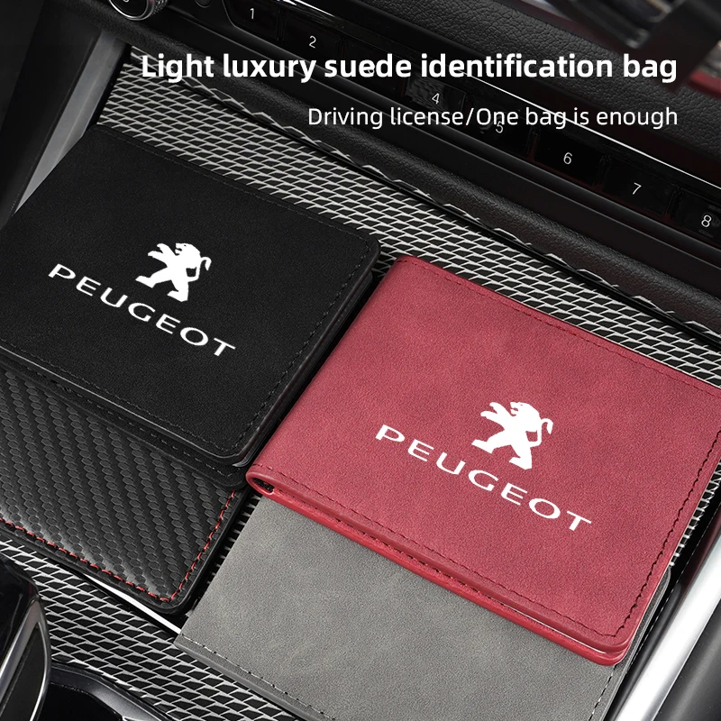 لبيجو 208 3008 308 2008 207 107 508 607 106 406 وثائق قيادة السيارة حامل بطاقة الائتمان #4