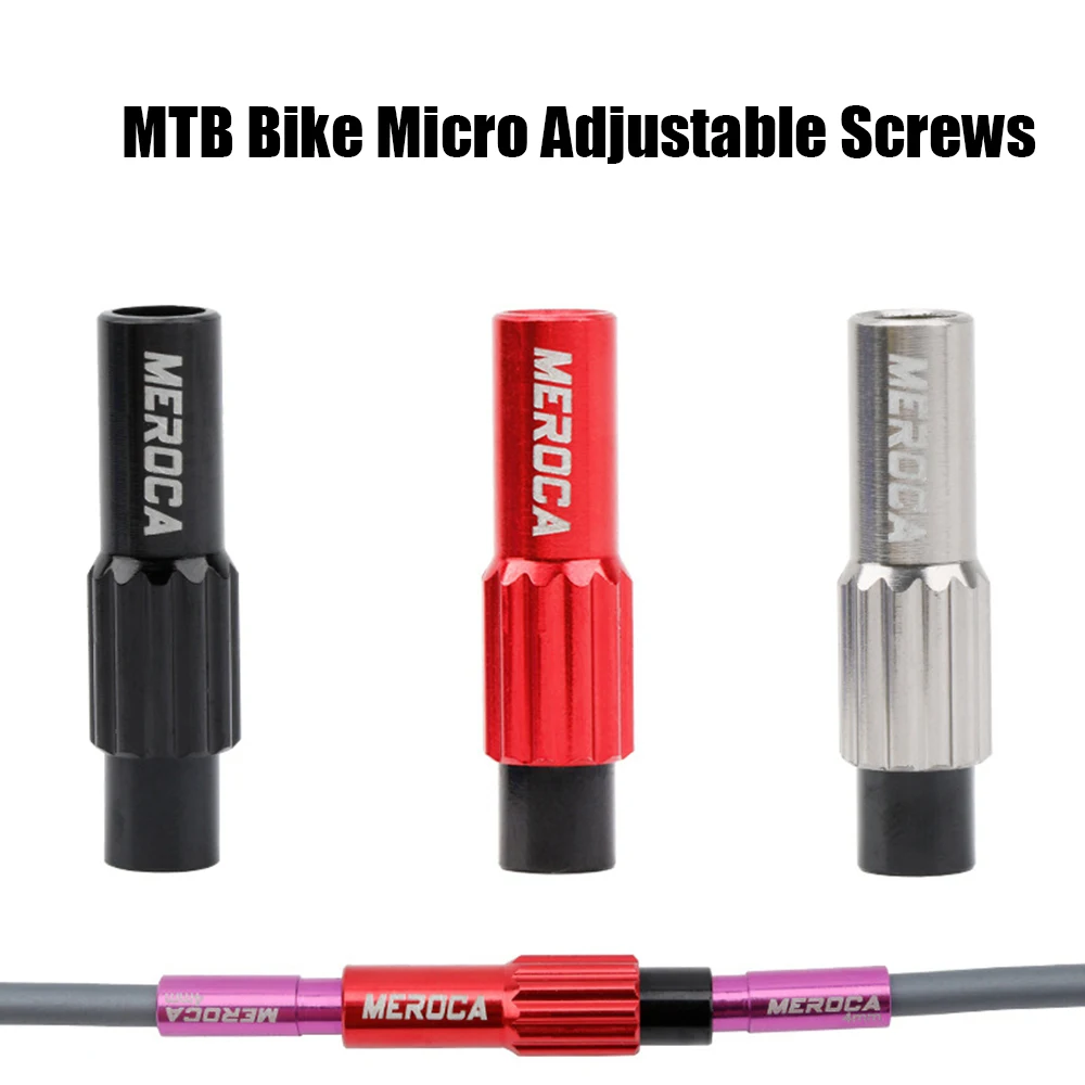 2pcs 3 Colors Adjust Housing Caps Regulator Shift Connector Road Bike Shifter Micro Adjustable Screws Cables Line Parts