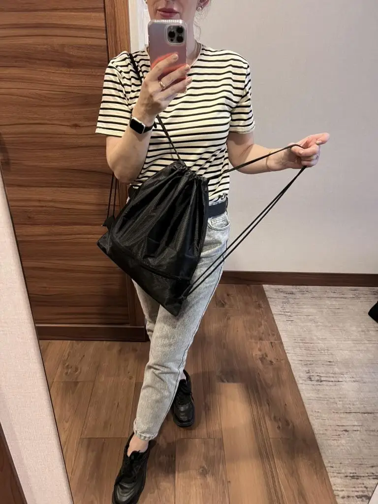 Drawstring Backpack Unisex School Sports Gym Bag – Affordable & Stylish image 6