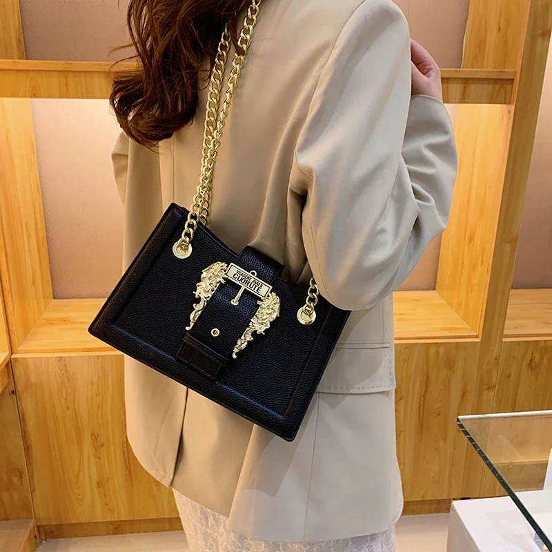 

High End Women Elegant Leather Shoulder Bag Luxury Fashion Tote Handbag Daily Crossbody Classic Look