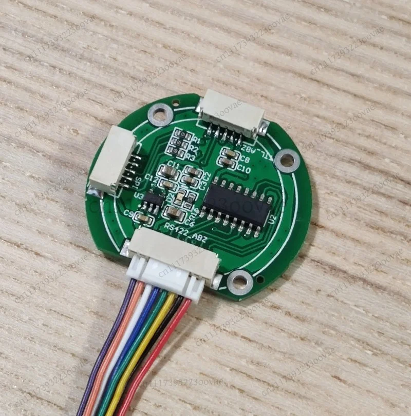 Магнитный энкодер Df TLE5012B, высокоточный 15-битный угловой датчик с интерфейсами ABZ SPI RS422 для системы управления движением.