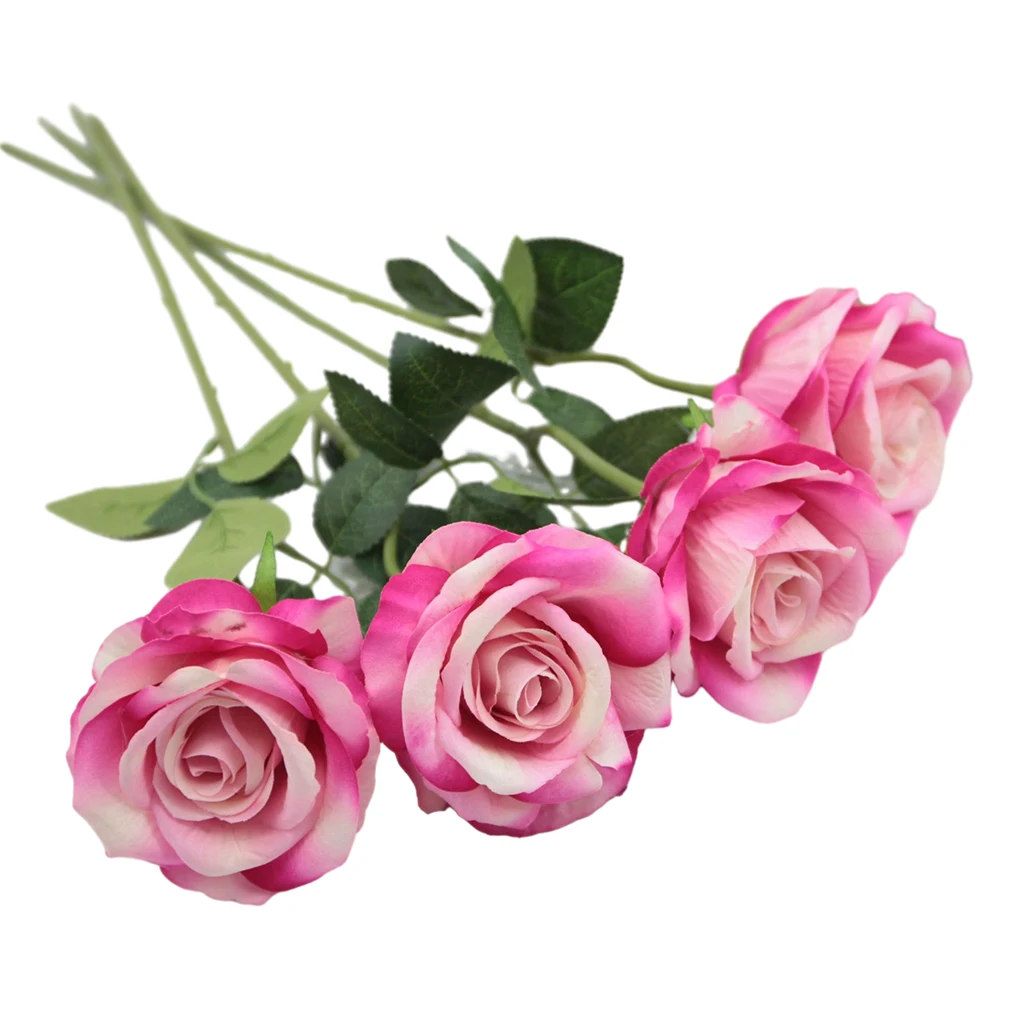 10piece Beautiful And Durable Silk Flowers For Bridal Bouquets – Special Day Even More Special Fake Flowers Decorations