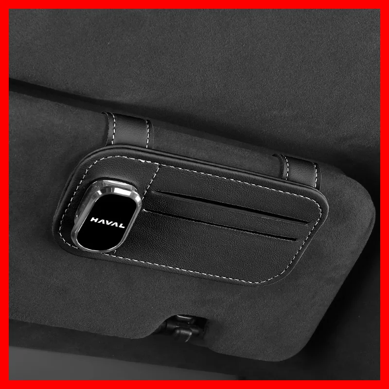 

Car Sun Visor Glasses Holder For Haval Jolion H1 H6 H2 H9 F7X F7 Dargo H2S M6 H3 H4 H5 H7 Car Creative Sunshade Sunglasses Clip