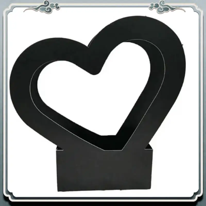 Liefdesmand Hartvormige Valentijnsdag Geschenkdoos Geschenkverpakking Papier Zoet Feest Bruiloft Decoratie Doos Gemakkelijk te gebruiken -A