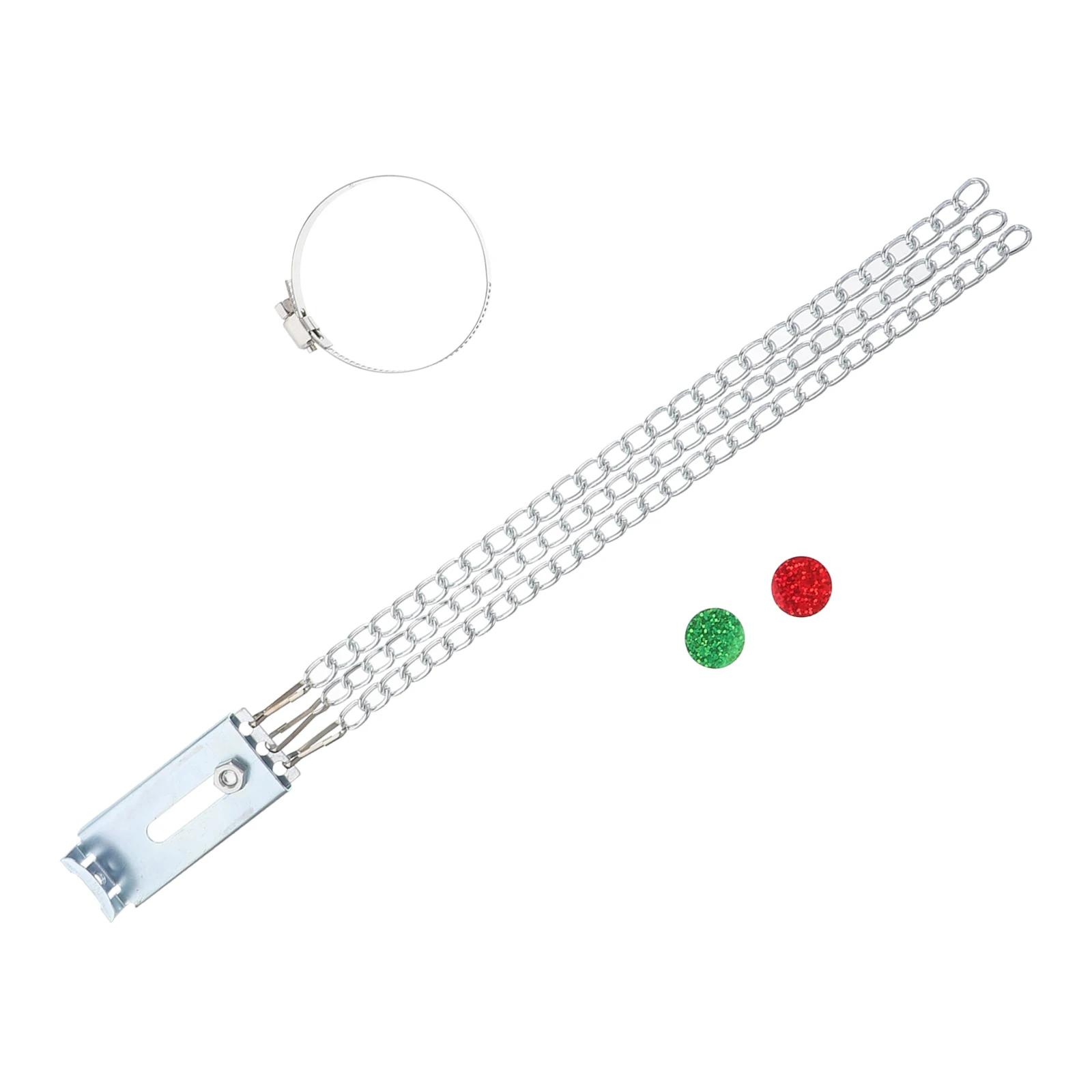 

2 Pcs Car Static Belt Flex Anti-Static Strip Chain Automatic Vehicle Silver Electrostatic