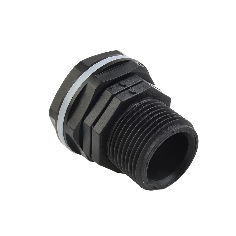 

PP Tank Bushing Threaded Fitting Flange Connection External Thread 3/4inch 1inch 2inch For IBC Rain Barrels Container Connector