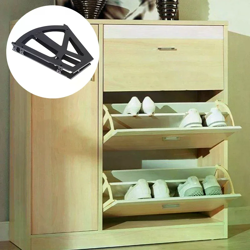 Rack Kitchen Plastic for Shoe Cabinet Hinges Accessories Hinge Shoes Drawer Storage Shelf Turn over Furniture Hardware