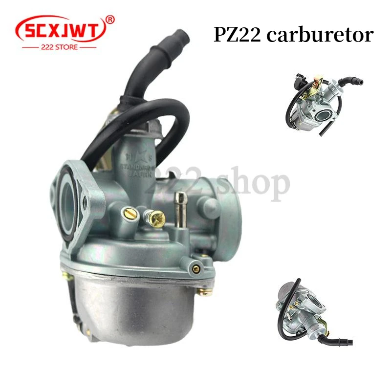 Motorcycle Carburetor Engine PZ22 22mm Carburetor For 125cc KAYO Apollo Bosuer Xmotos Dirt/Pit Bikes Accessories