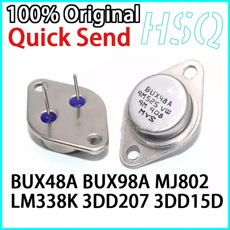 1 Uds nuevo BUX48A BUX98A MJ802 LM338K 3DD207 3DD15D Metal TO-3 Transistor