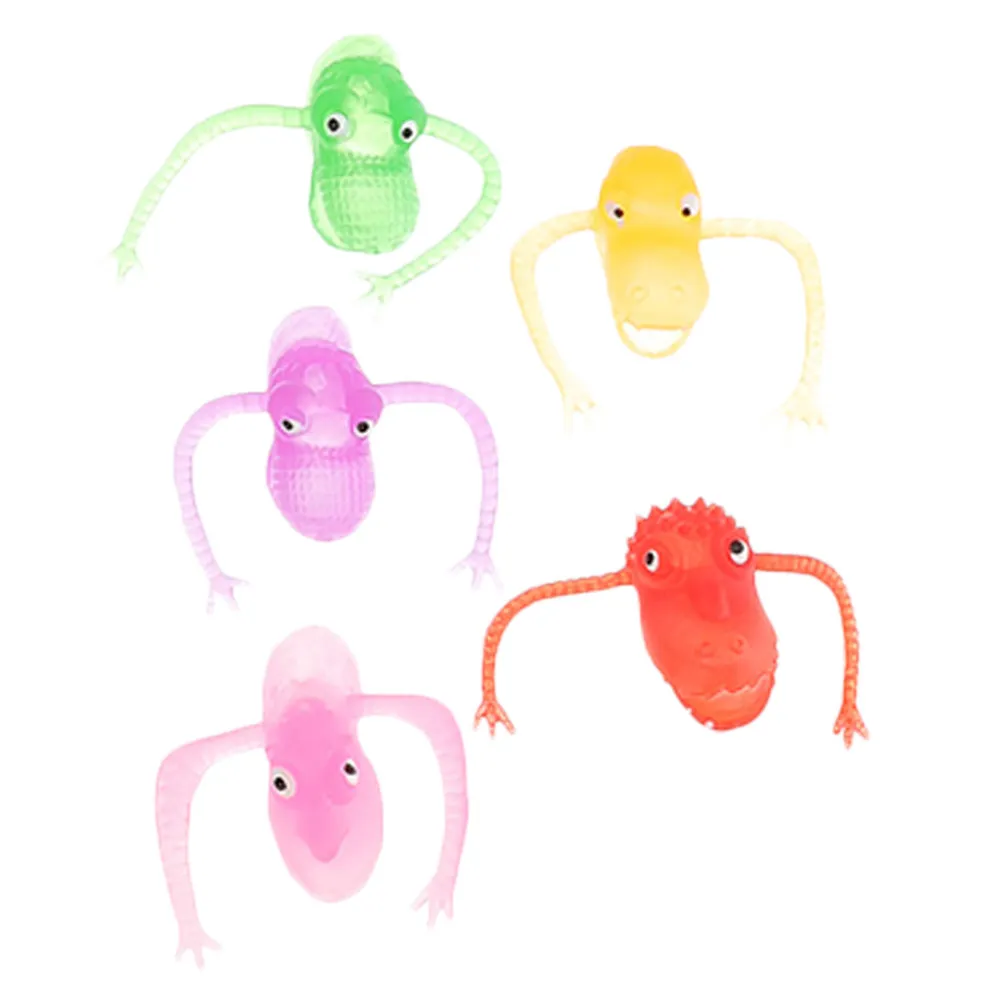 

5Pcs Dinosaur Finger Puppets Mini Cute Soft Hand Covers for Toddlers Adults Parent Child Interaction Stocking Stuffers Finger