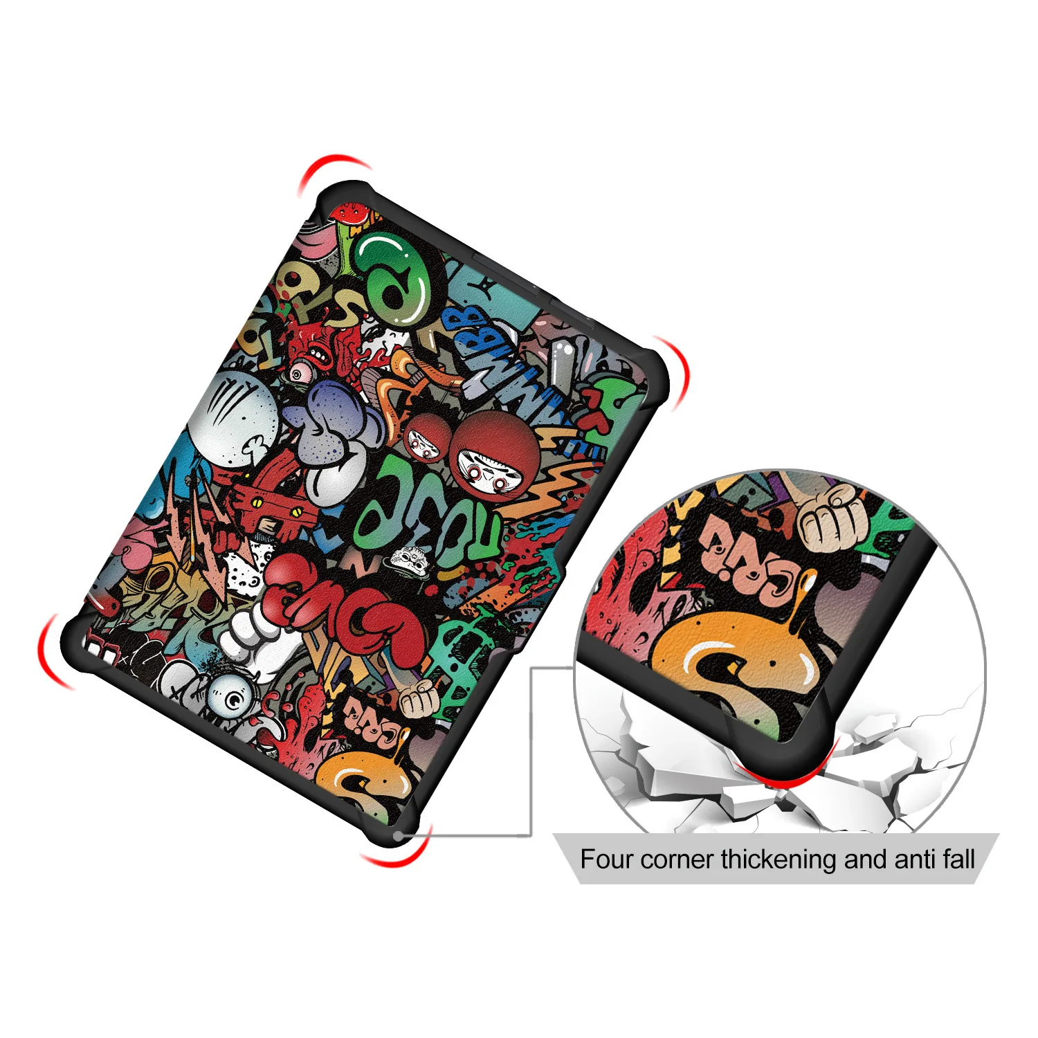 Leather Case for KOBO Clara HD 6 Inch eReader Funda Capa Para Etui Slim Folio Magnetic Auto Wake Sleep Ebook Print Book Cover