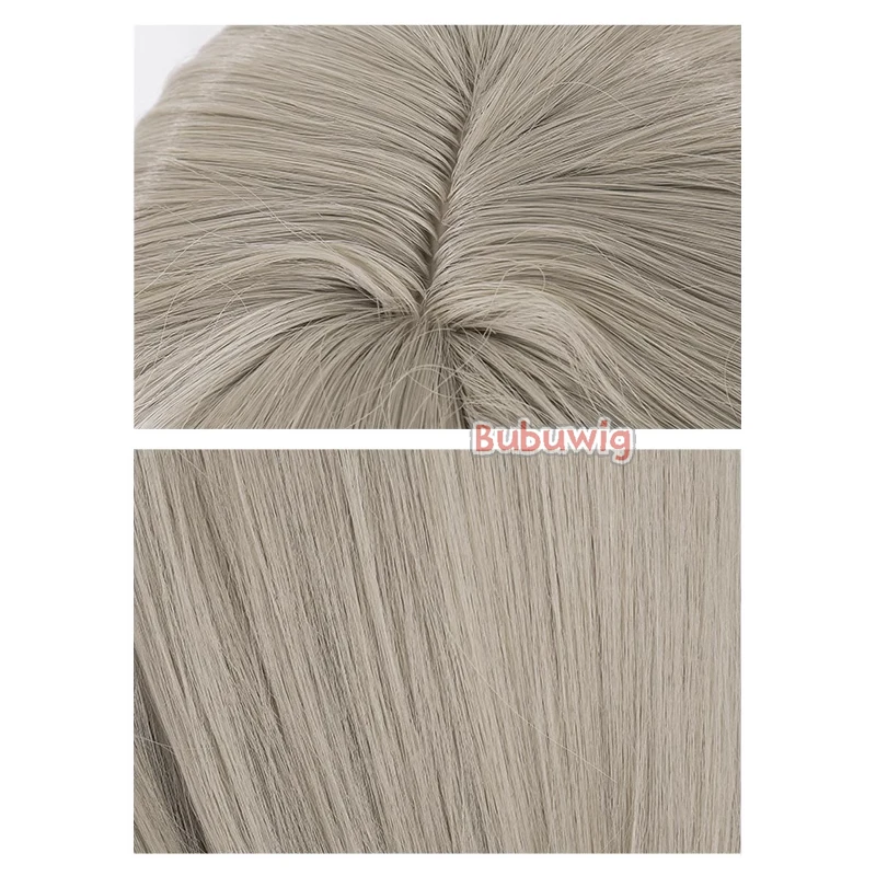 Bubuwig Synthetic Hair Alexandrina Sebastiane Cosplay Wigs Game Zenless Zone Zero 100cm Long Light Brown Cos Wig Heat Resistant