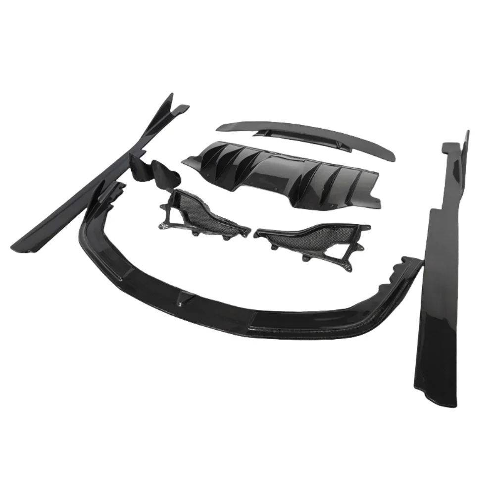 

A-Style Carbon Fiber Body Kit for Ferrari 458 Italia and Spider Including Front Lip Side Skirts Rear Diffuser Lampshade