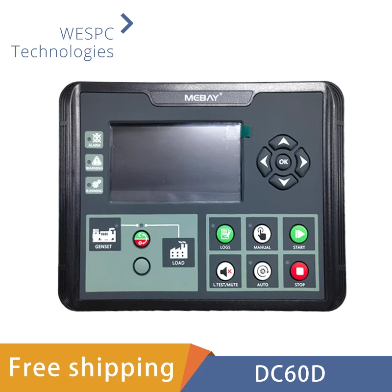 

Genuine DC60D Mebay generator controller panel LCD display engine control module
