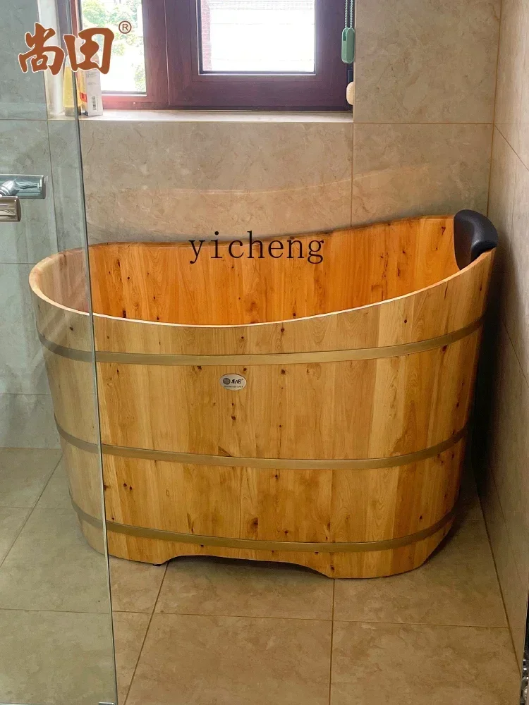 ZP-1  YS-8   Bath Hogshead Solid Wood Deep Bathtub Adult Bathtub Bath Basin Bath Barrel