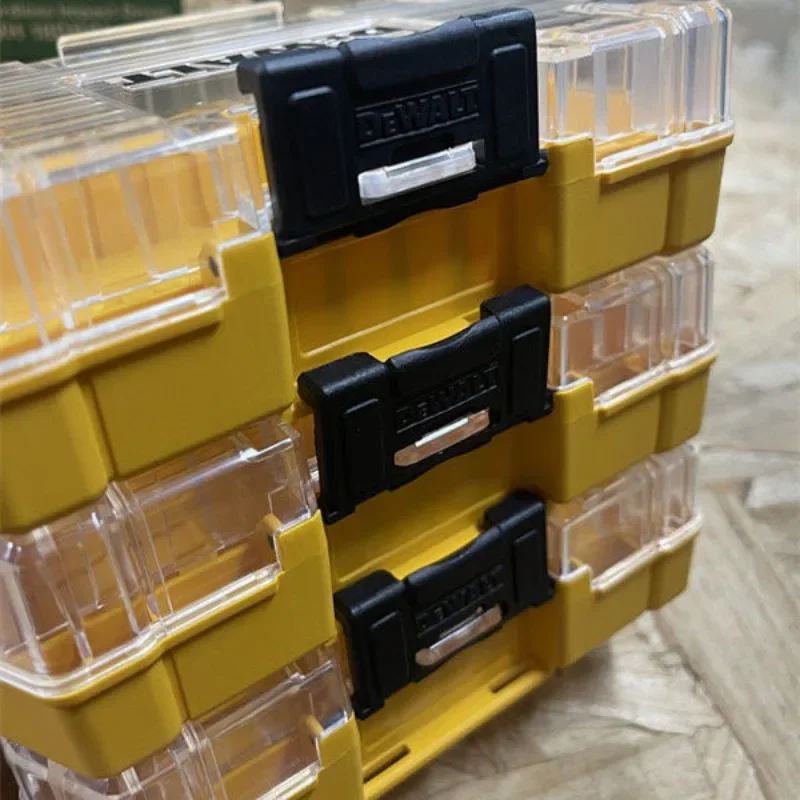 Stackable combination drill bit head box Storage box Visible transparent toolbox parts box
