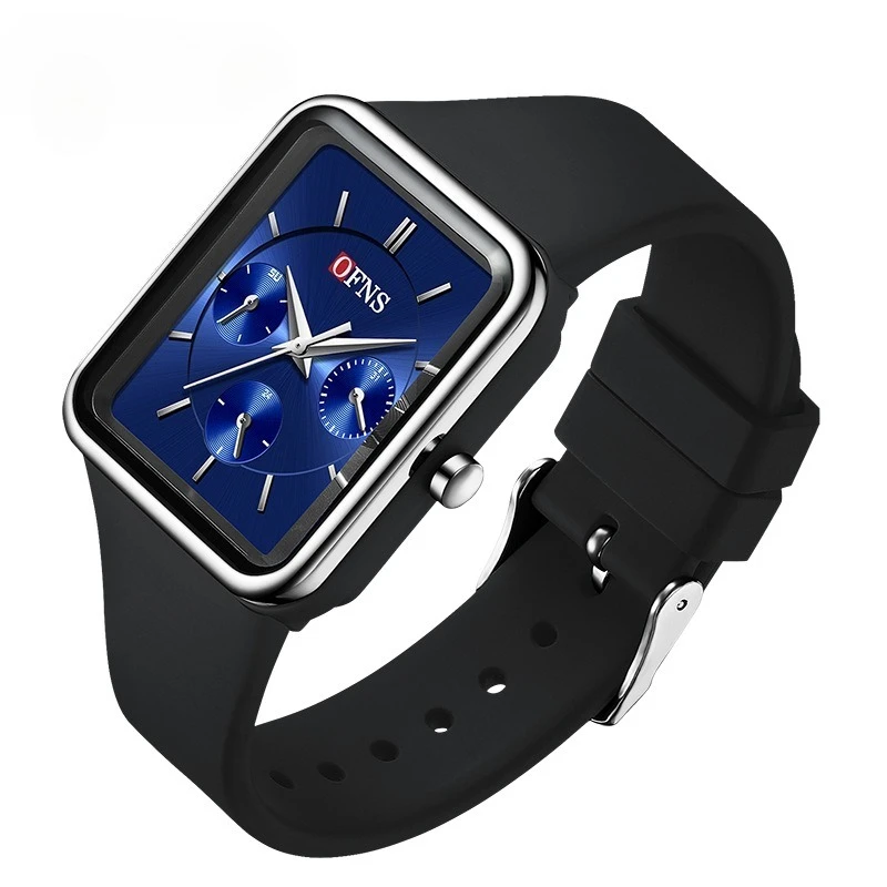 Men's and Women's Quartz Watch Multifunctional Three-eye Six-pin Sports Waterproof Quartz Watch