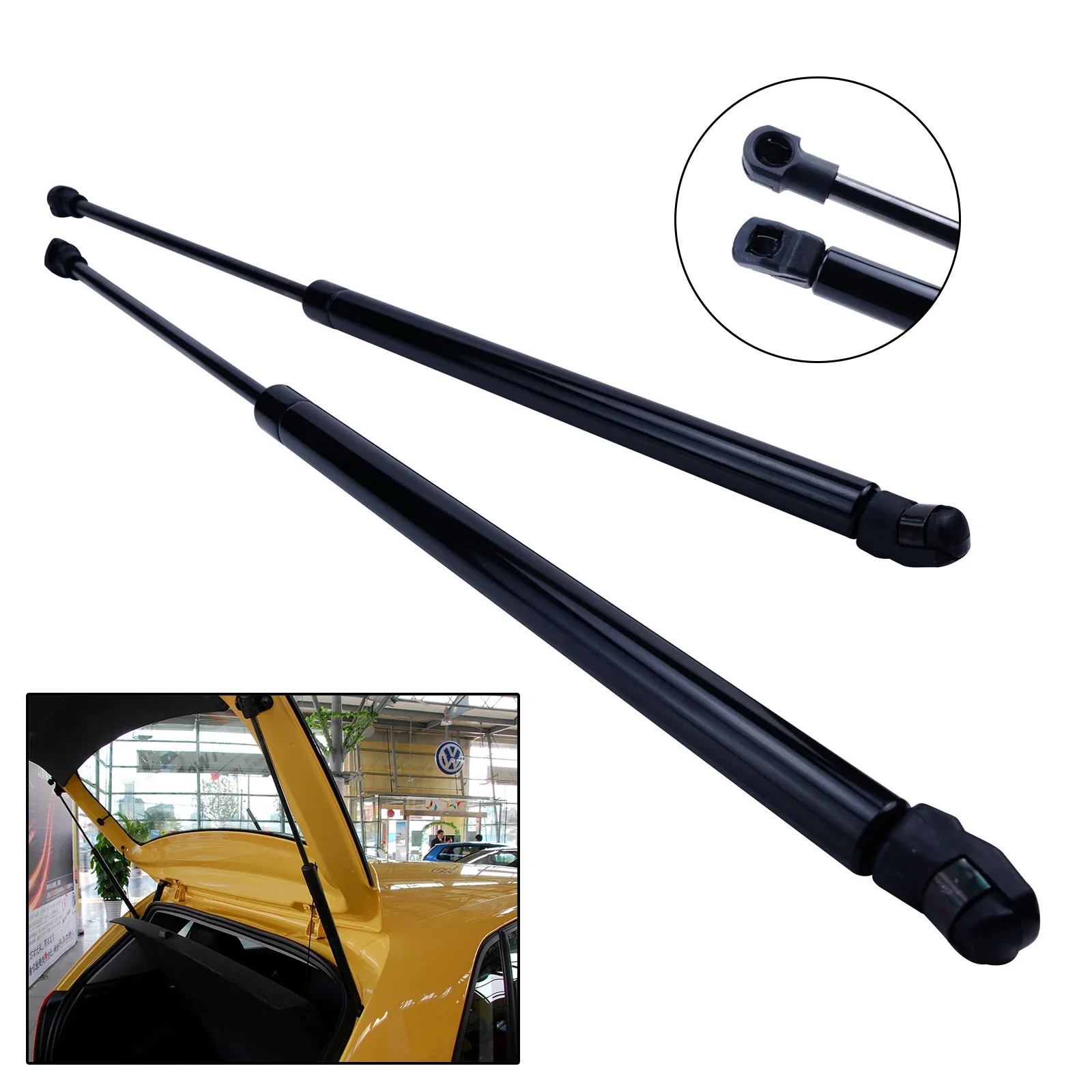 2x Do VW Polo 9N Hatchback 2001-2009 Tylna klapa bagażnika Sprężyny gazowe Rozpórki bagażnika