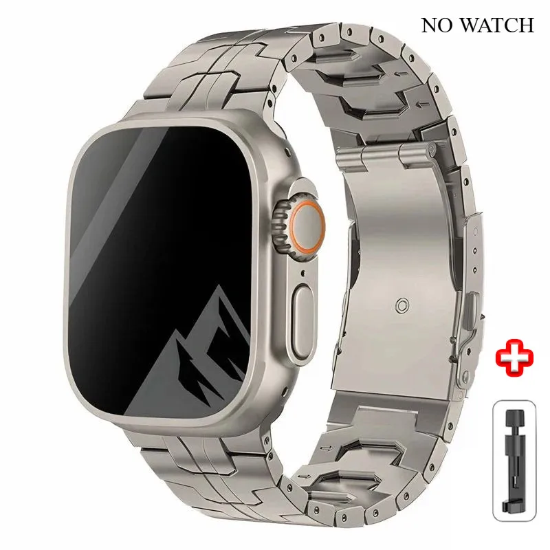 Titanium Strap for Apple Watch Series Accessories