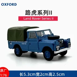 OXFORD Diecast 1: 76 Land Rover Series II/90 Orange Off-road Vehicle Alloy Car Model Classics Adult Souvenir Gift Hobby & Toys