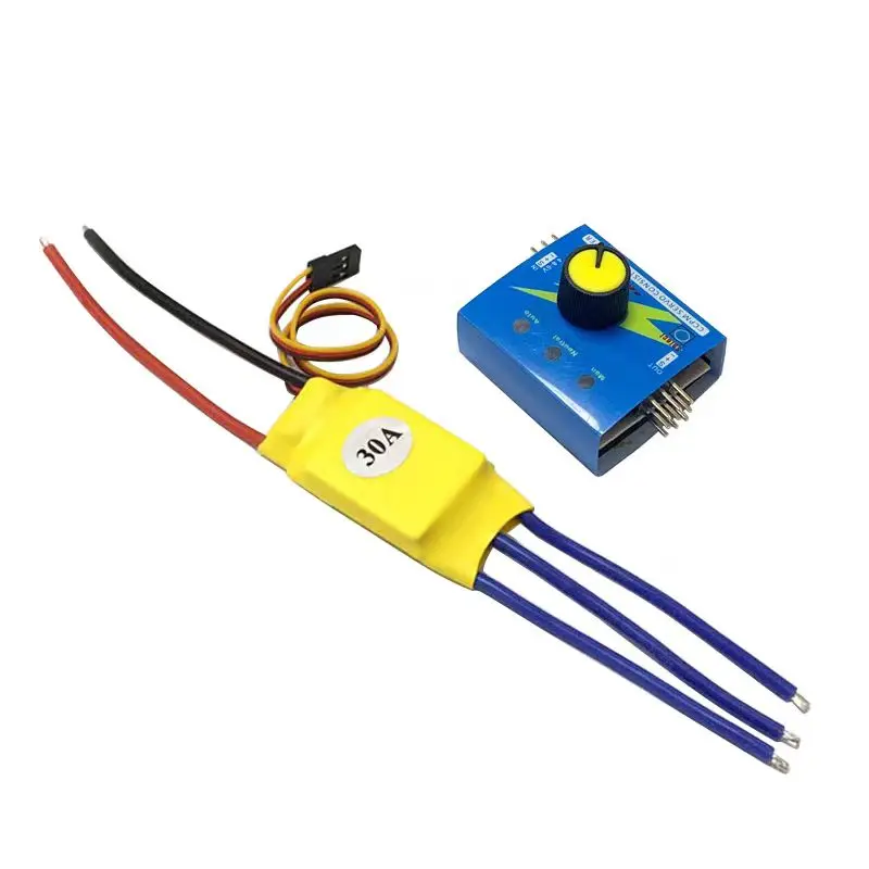 DC 12V 30A High-Power Brushless Motor Speed Controller 3-phase Regulator PWM Brushless Motor Speed Controller Drive RC 30A ESC