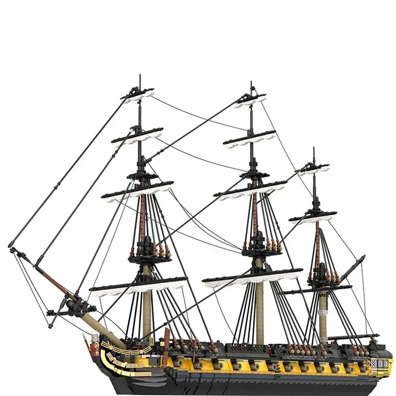 Moc Bausteine Militär Boot Modell Britischen HMS Romulus Technologie Modulare Blöcke Geschenke Weihnachten Spielzeug DIY Sets Montage