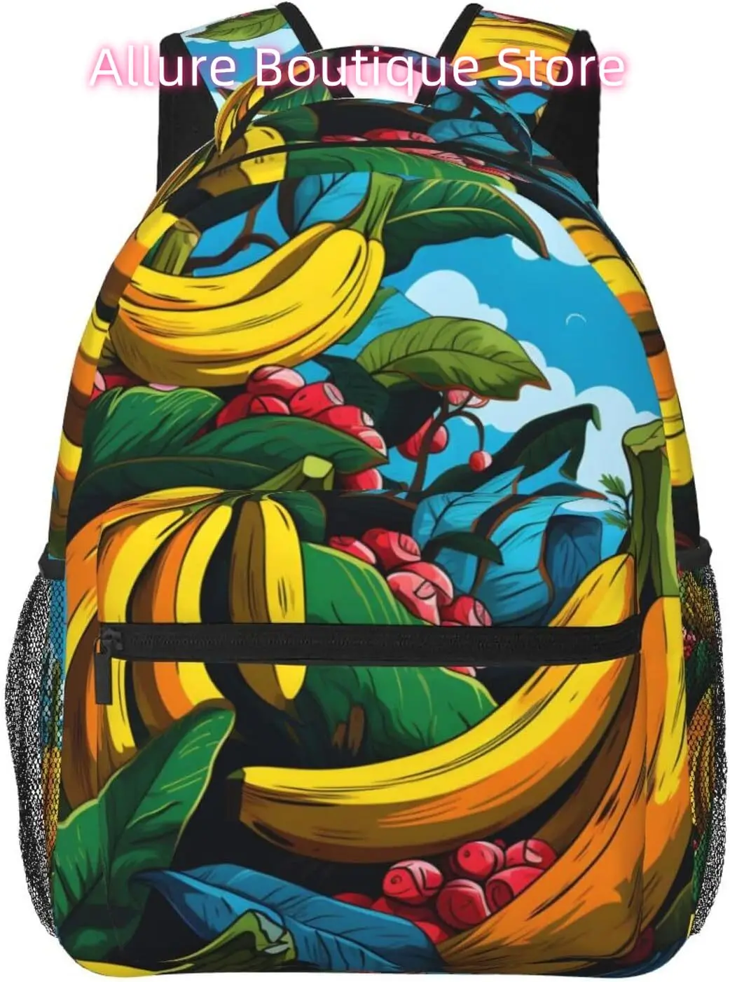 

laptop bag back to school Funny Banana Lightweight Laptop Backpack Lightweight Multipurpose Travel Casual Daypack Unisex College