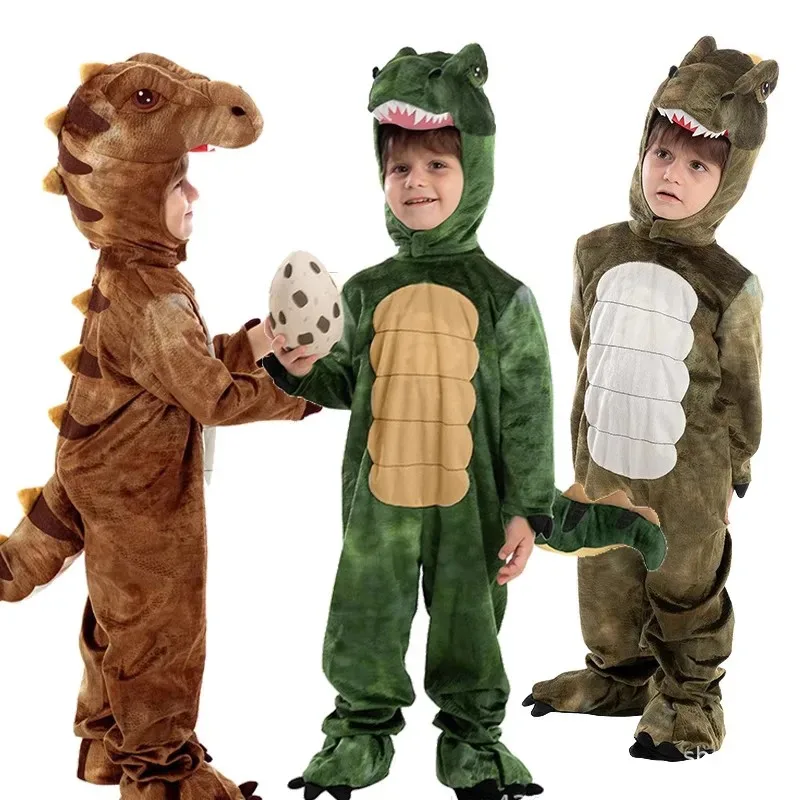 

2026 Новый детский костюм тираннозавра Рекса на Хэллоуин для мальчика, костюм динозавра для вечеринки, детского сада, драматическая сцена ★ ☆ ❤ ★ ☆