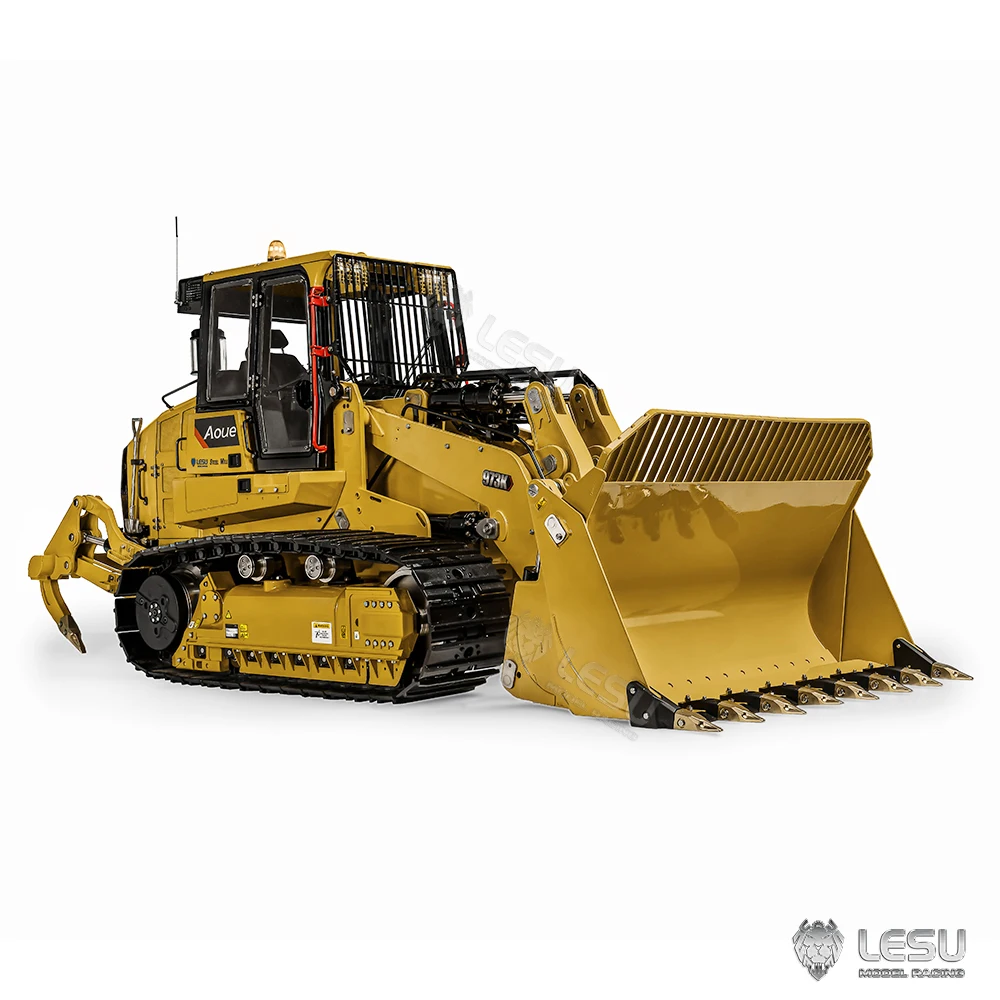 LESU 1/14 construction machinery hydraulic model 973K high configuration version crawler loader