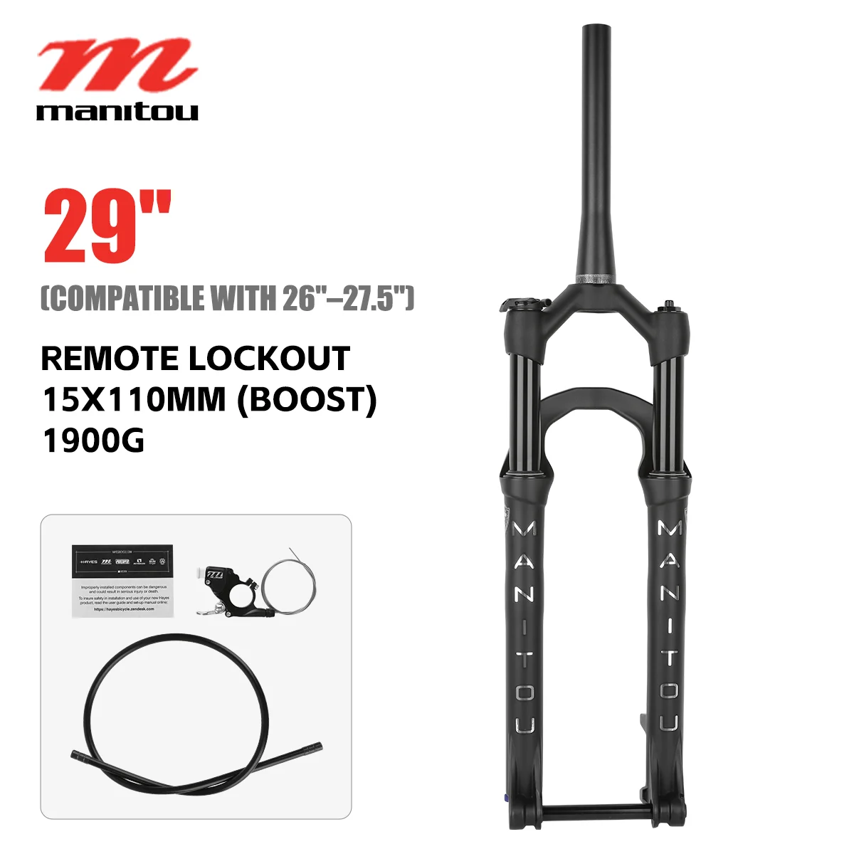 

MANITOU 29-дюймовая велосипедная вилка MTB BOOST M30, подвесная вилка Markhor, велосипедная вилка MTB, сквозная ось 15x110 мм, регулировка отскока