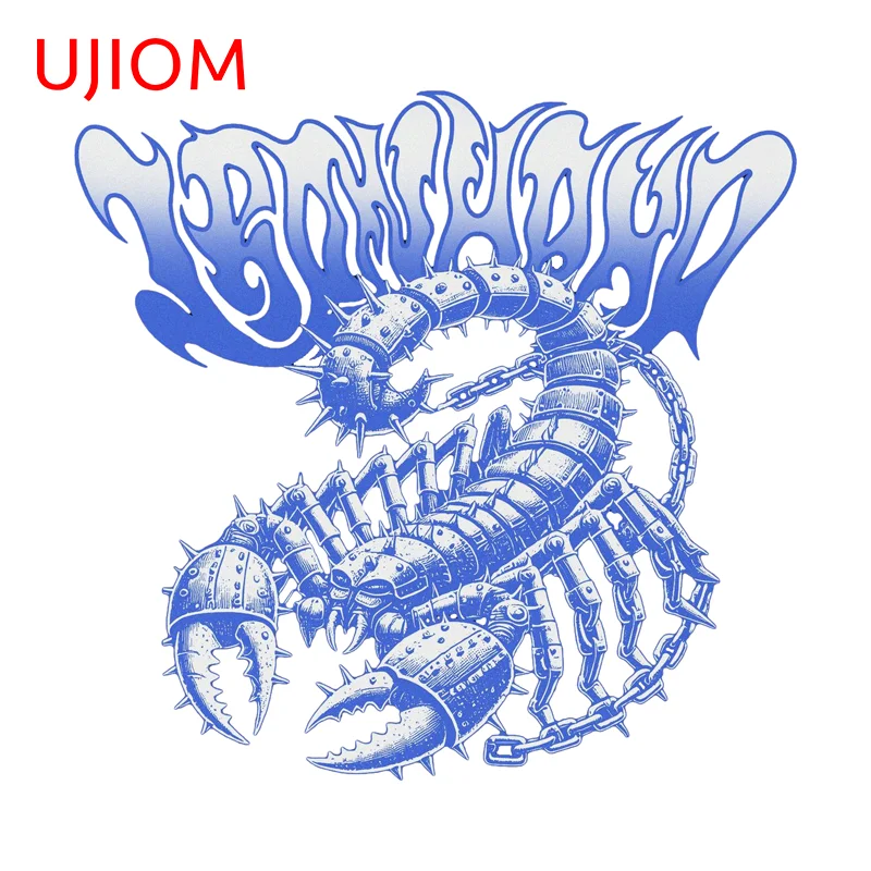 UJIOM Horror Animal Scorpion Hentai Wall Sticker Funny Personality Scratch Proof Decal Suitable For Kitchen Wardrobe Decor