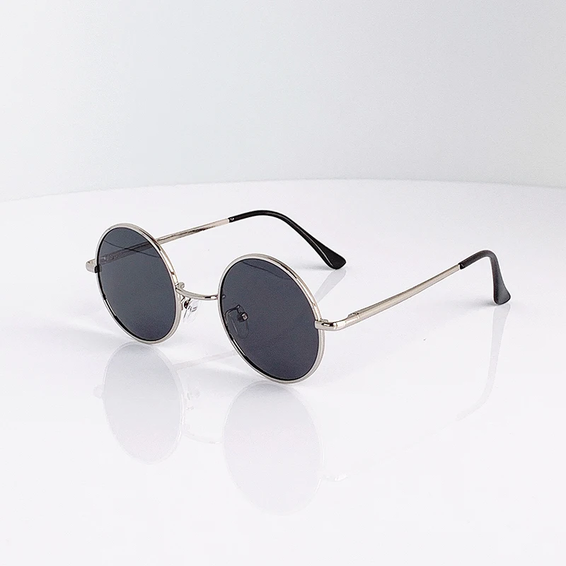 Retro Vintage Round Polarized Sunglasses Men Brand Designer  display picture 1