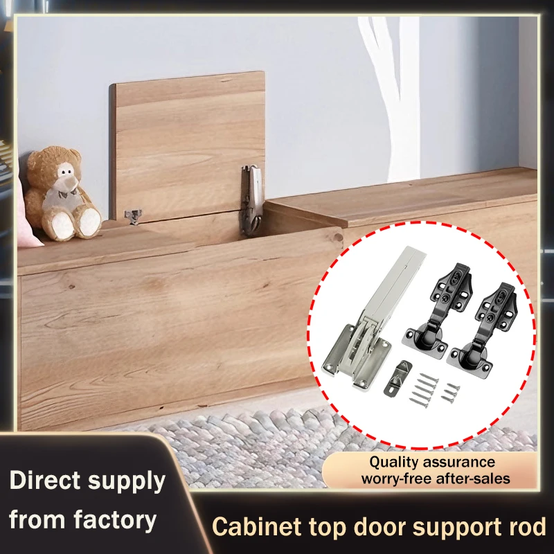 Summit Hydraulic Lift Support For Flip Up Cabinet Door With Free Stop Damping Soft Closing Adjustable And Easy Installation
