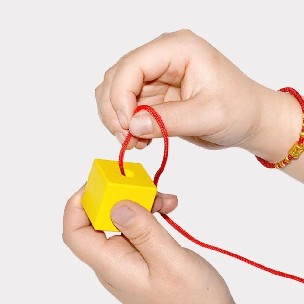 Jeu de correspondance en bois coloré créatif, matériel en bois, éducatif précoce, Design de perles amusant, éducation à domicile