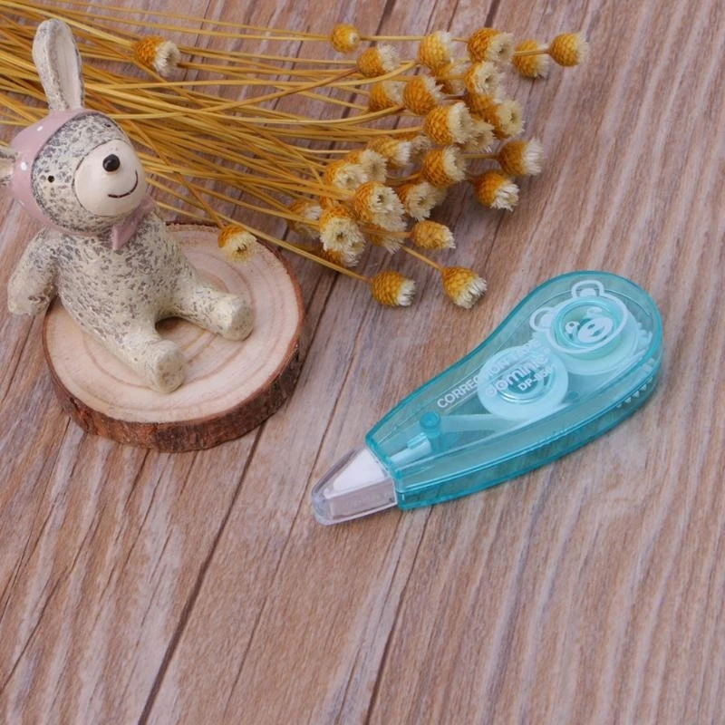 090F Simple Correction Tape Portable Correction Rollers White Out Correction Tape Tear Resistant School Supplies