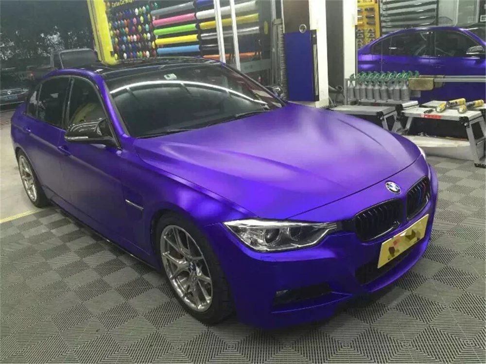 Mehrere Farben Ice Metallic Matte Chrome Vinyl Car Wrap Film mit Air Release Satin Auto Aufkleber Folie – Detail 22