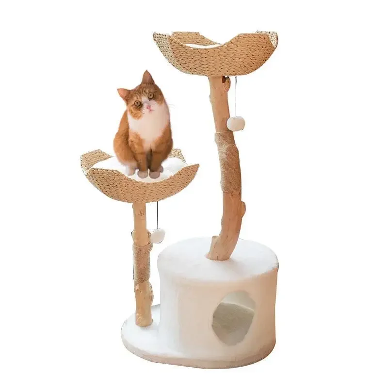 Modern Cat Tree Planet Cat Climbing  Playing Wooden Cat Tree