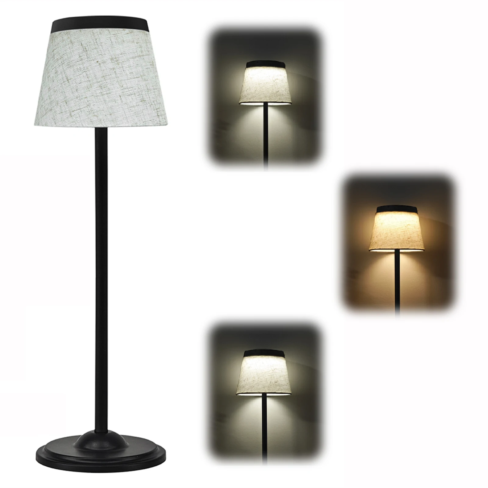 

Cordless Table Lamp 1800mAh Battery Operated Portable LED Desk Lamps Touch Dimmable for Dining Room Bedroom