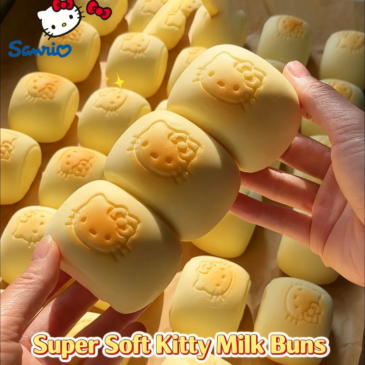 

Hello Kitty Stress Relief Squeeze Toys Super Sticky Soft Kitty Milky Flavor Bread Toy Slow Rising Sticky Toys Children Gift
