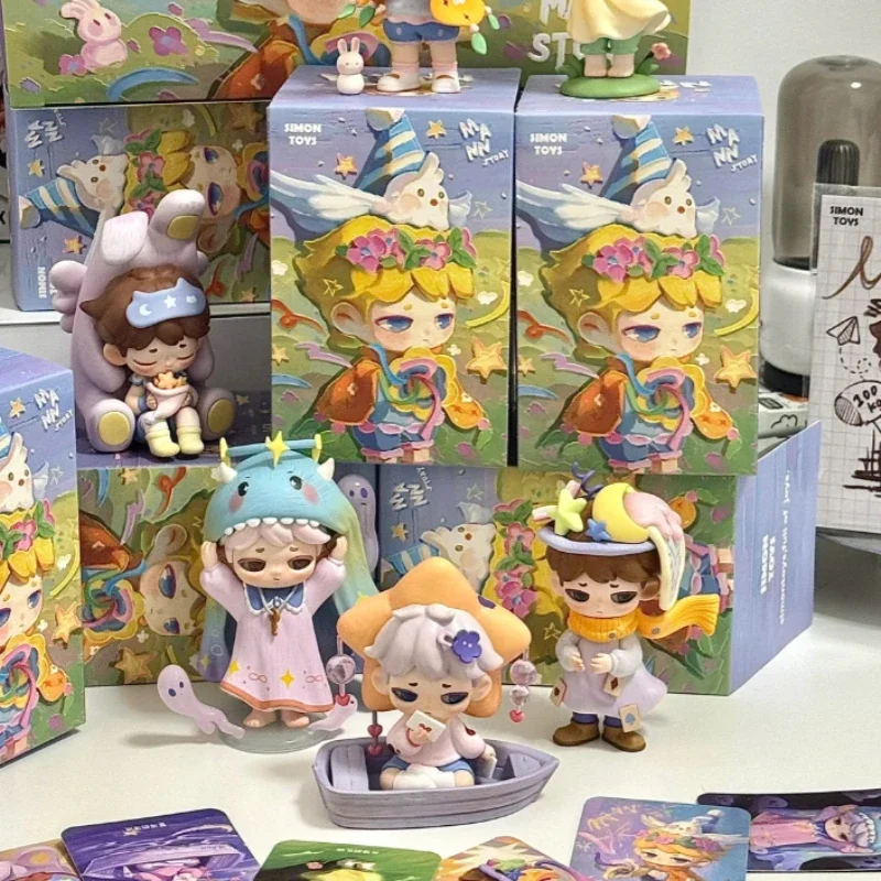 SIMONTOYS Xiaoman's Whimsical Me Series of Blind Box Mystery Box Модные игрушки Коллекция аниме-персонажей Украшения игрушки