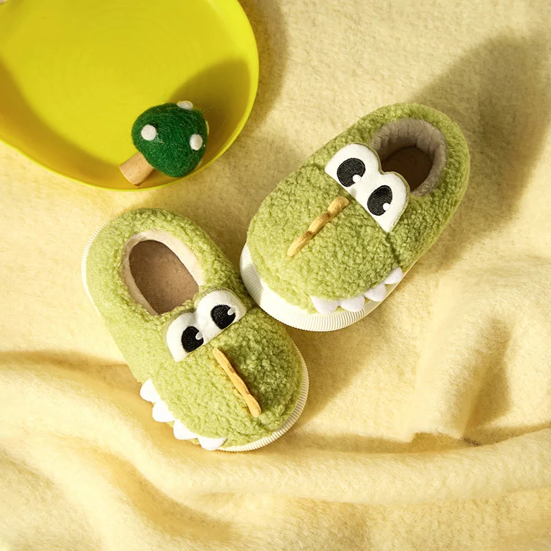 Cheerful Mario Winter Children's Cartoon cotton slippers Indoor Girls' and Boys' Cotton shoes