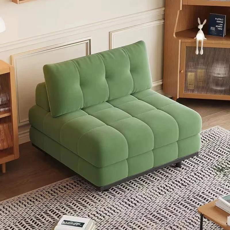 Affordable single sofa bed – a modern, luxurious soft foldable pull-out sofa suitable for small living rooms