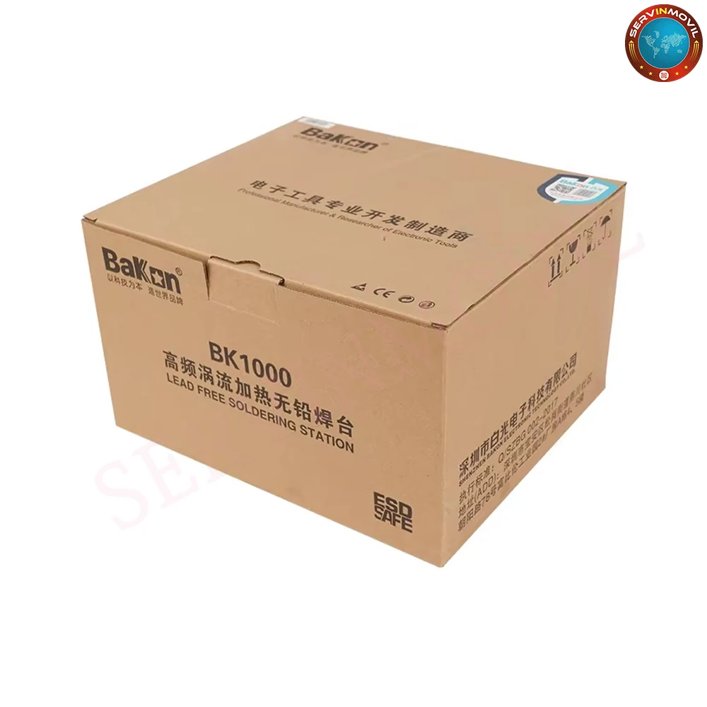 BK1000 High Frequency Welding Table Anti-static Lead-free Welding Table 90W Power Industrial Grade White Light Soldering Iron