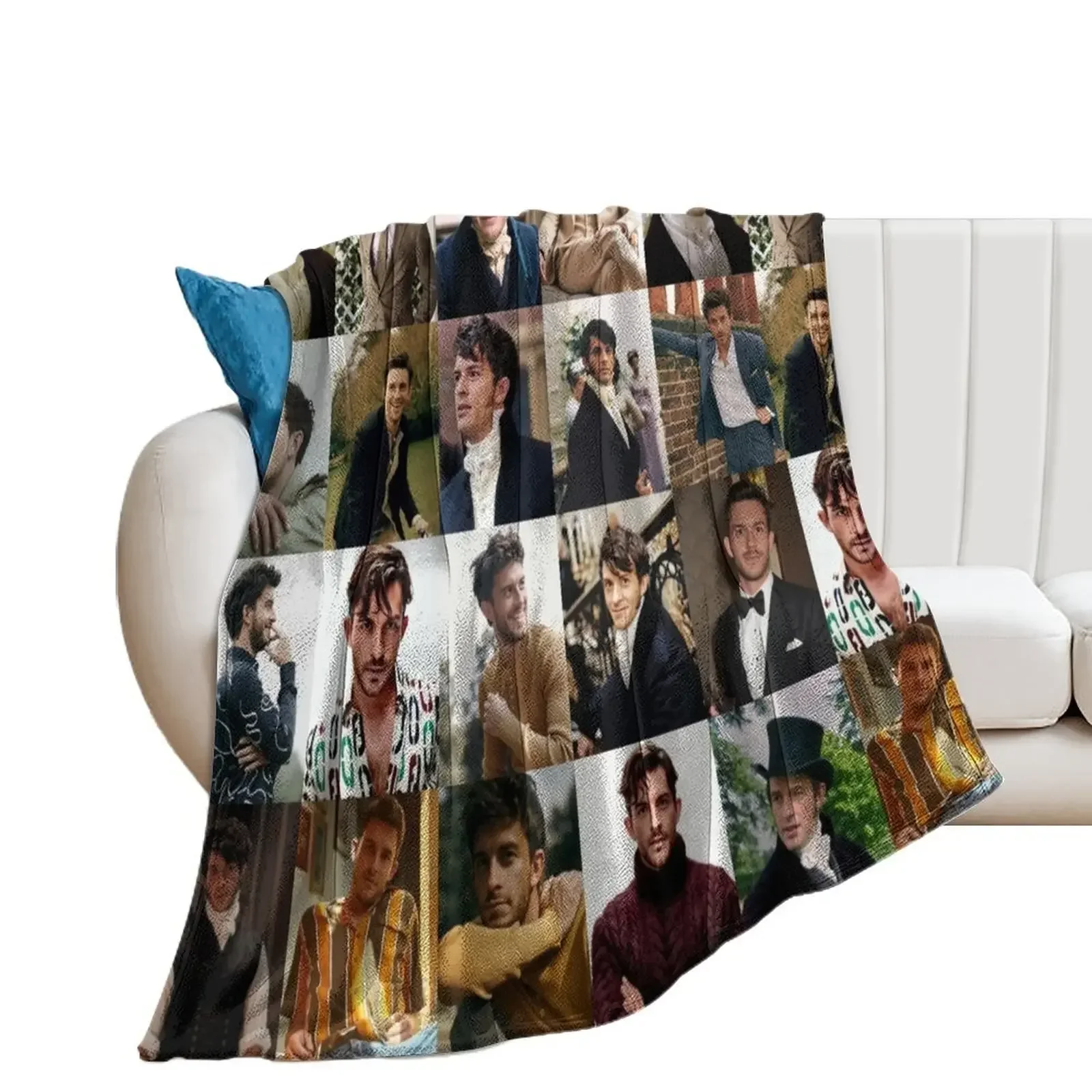 Jonthan Bailey Throw Blanket Fashion Sofas Personalized Gift Blankets