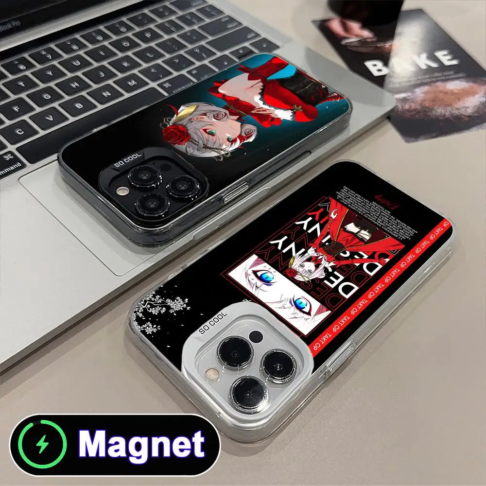 

Takt op Destiny Phone Case for iPhone 17 16 15 14 13 12 11 Air Pro Max Plus Colorful Silver Magnet Cover