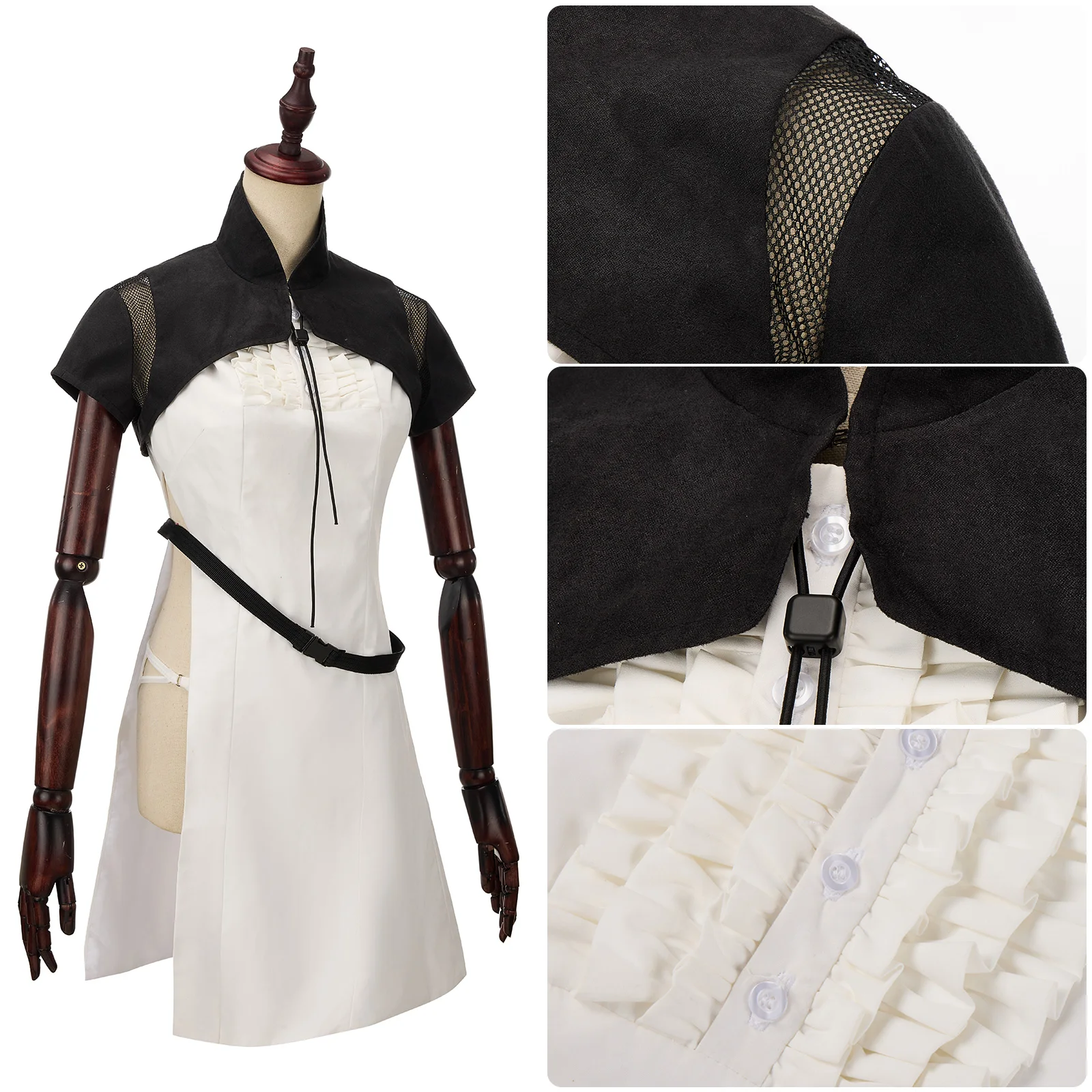 Obsolete Android's Halfrobe of Healing Cosplay Costume for Women Suit Halloween Costumes