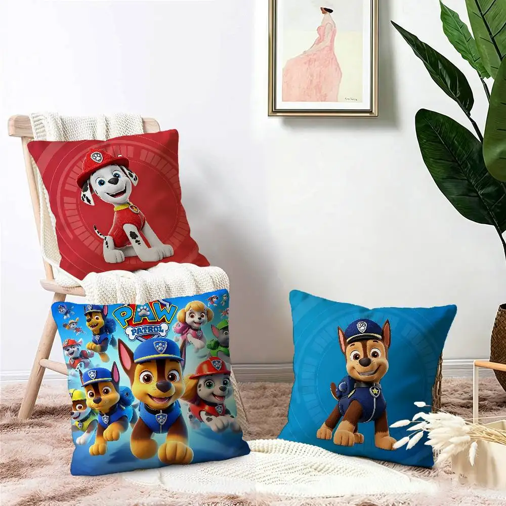 Cartoon PAW Patrol-Dog Pillow Anime Pillow Sofa Bed Head Pillow Cover Cushion Cover 45x45 cm Fashion