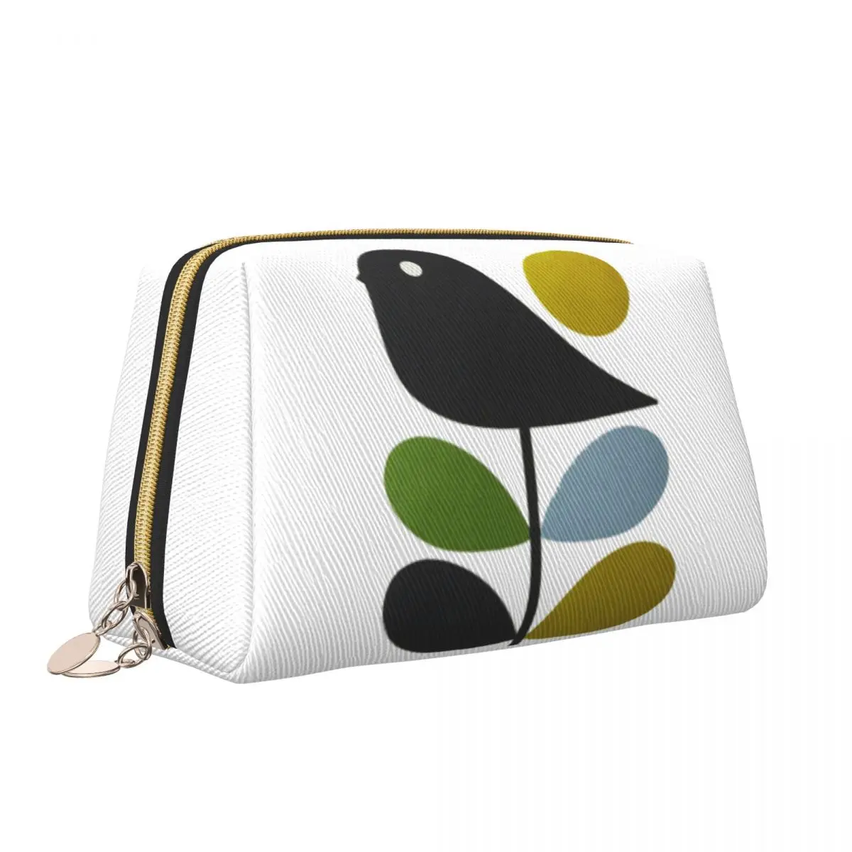 Orla Kiely Stem Bird Travel Cosmetic Bag Scandinavian Flower Geometric Toiletry Makeup Organizer Lady Beauty Storage Dopp Kit