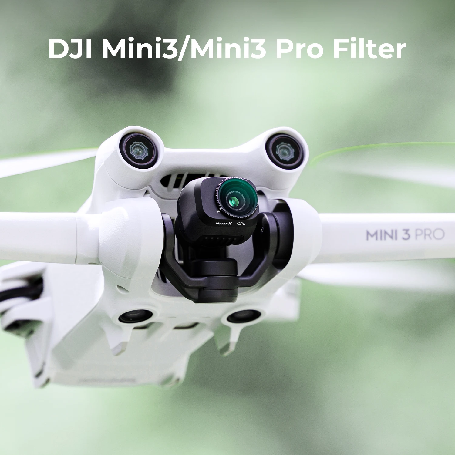 K&F Concept CPL Filter for DJI Drone Mini3/Mini3 Pro Waterproof Scratch-resistant with Single-sided Anti-reflection Green Film